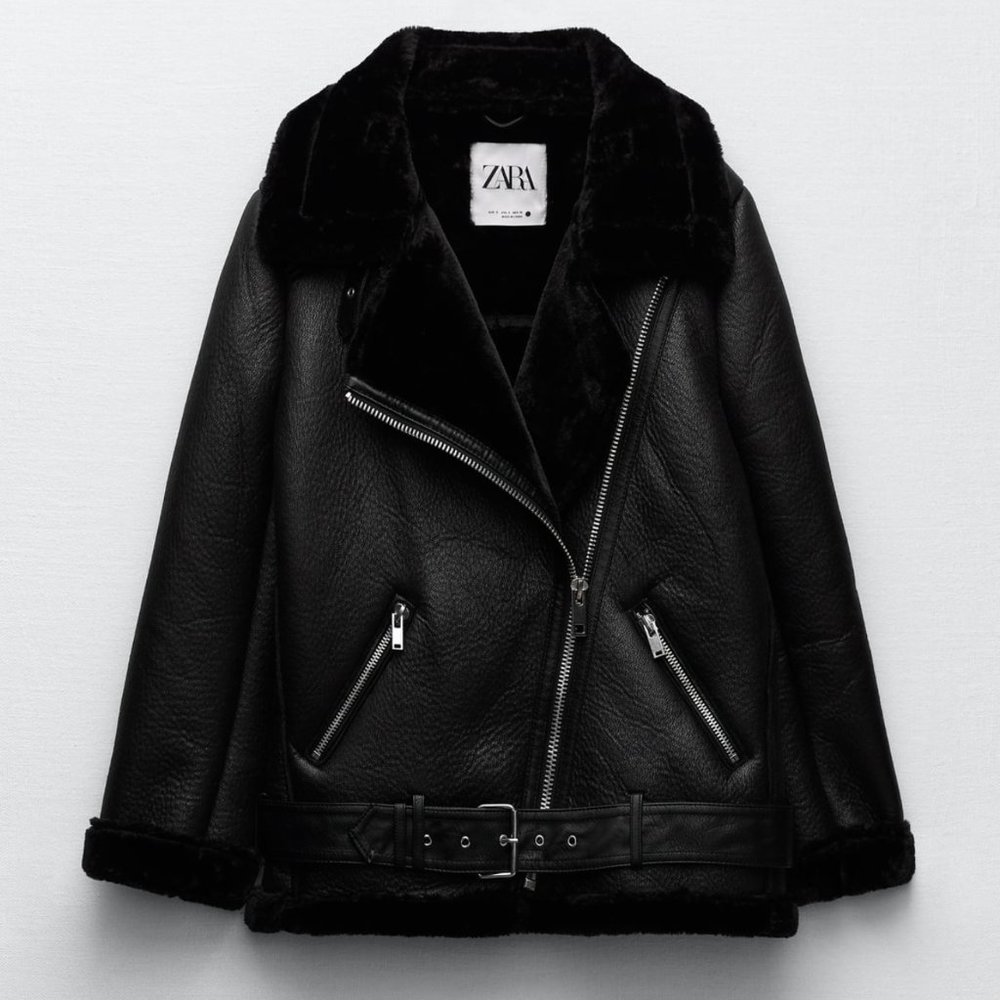 Zara Double Faced Moto Jacket